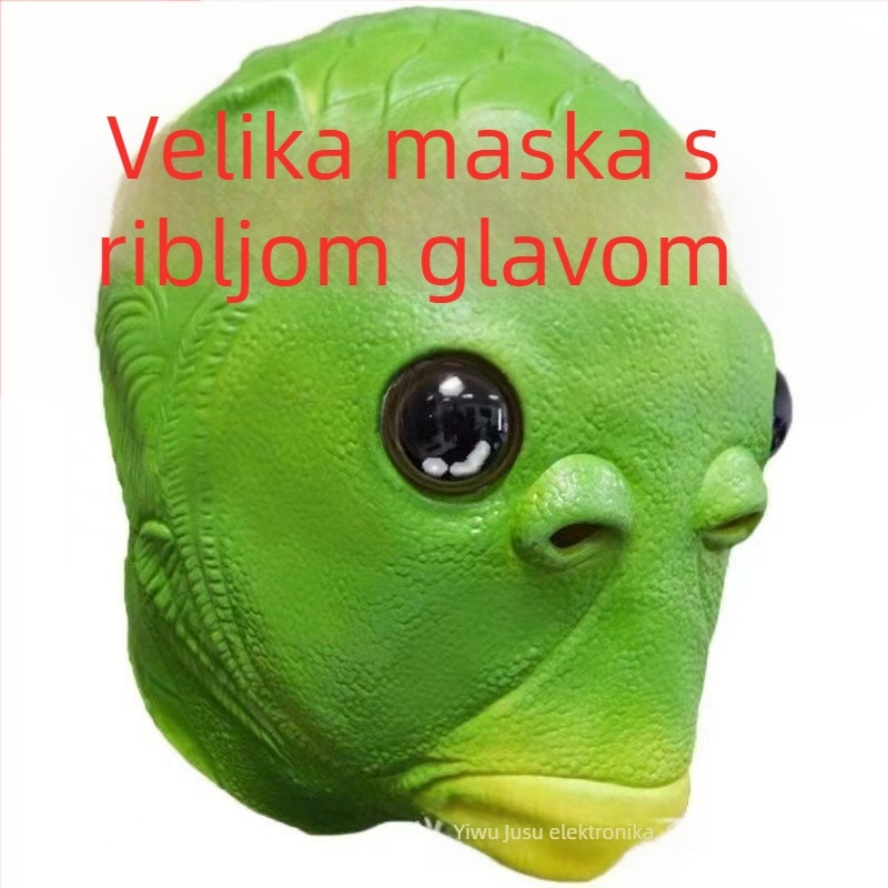 Tvornica Halloween cosplay smiješna životinjska pokrivala za glavu smiješna maska skulptura od pijeska shake smiješni rekviziti preko granice