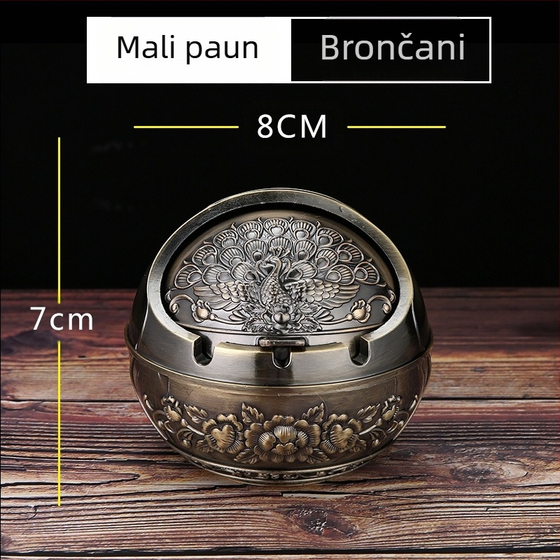 Ma to Chenggong pepeljara za dom i dnevni boravak, kreativni personalizirani trend s poklopcem, protiv letećeg pepela, ukrasi za pepeljaru s okusom dima