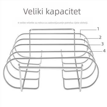 Proizvođač rešetki od nehrđajućeg čelika za roštilj, rešetki za roštilj, rešetki za roštilj, rešetki za odrezak i janjeća rebra, rešetki za roštilj s roštilja