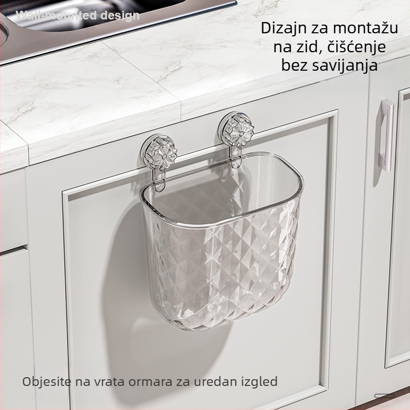 Kuhinjska kanta za smeće, viseća zidna WC školjka, kupaonica, dnevni boravak, košara za papir velikog kapaciteta, sklopiva kanta za pohranu kuhinjskog otpada