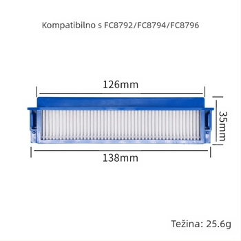 Prikladno za filter bočne četke za dodatke Philips robota za čišćenje/FC8710/FC8810/FC8772