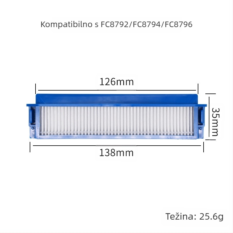 Prikladno za filter bočne četke za dodatke Philips robota za čišćenje/FC8710/FC8810/FC8772