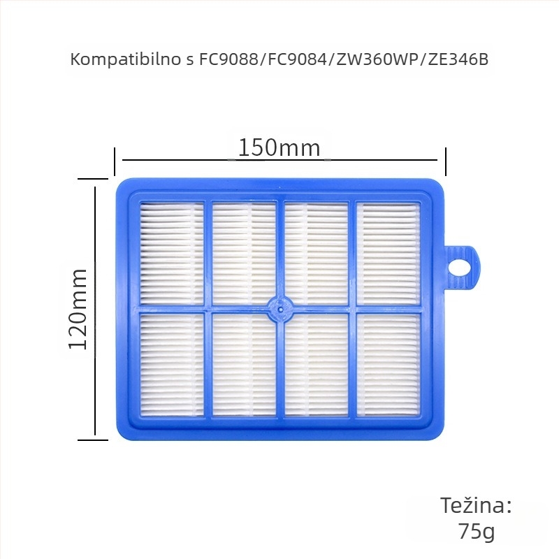 Prikladno za filter bočne četke za dodatke Philips robota za čišćenje/FC8710/FC8810/FC8772
