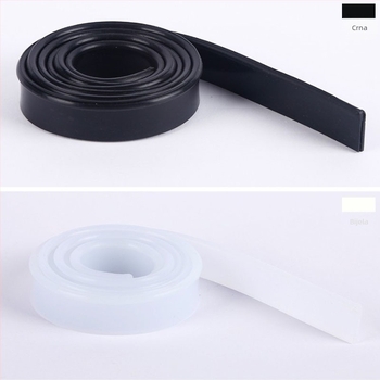 Tvornički samostalni strugač za staklo od nehrđajućeg čelika, zamjenska gumena traka za brisače od nehrđajućeg čelika, 105 cm, kožna traka za struganje stakla