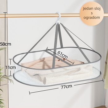 Izravna prodaja iz tvornice: Pravokutne mrežaste vreće za sušenje vunene odjeće za sprječavanje deformacije, košara za rublje s mrežicom, veleprodaja
