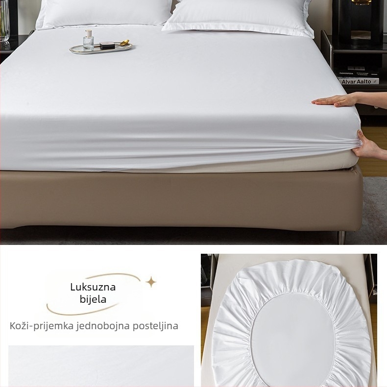 Veleprodaja šešira za krevet, navlaka za krevet od jednog komada, navlaka za madrac, lagana luksuzna zaštitna navlaka, navlaka za krevet, tvornica posteljine Nantong, vanjska trgovina prekogranična, četiri godišnja doba