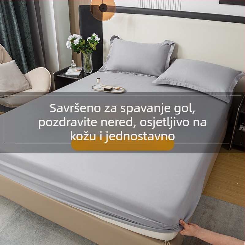 Veleprodaja šešira za krevet, navlaka za krevet od jednog komada, navlaka za madrac, lagana luksuzna zaštitna navlaka, navlaka za krevet, tvornica posteljine Nantong, vanjska trgovina prekogranična, četiri godišnja doba