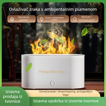 Mali simulirani plamen Aromaterapija Stroj Ovlaživač Šarena Atmosfera Kućna Spavaća Soba Studentski Dom Ured Visokovrijedna Radna Stanica