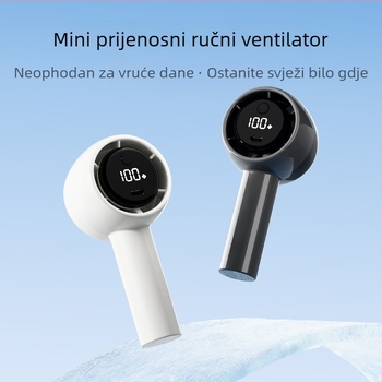 2024 novi digitalni zaslon vanjski prijenosni USB punjač nasilni uragan mini ventilator ručni turbo ventilator