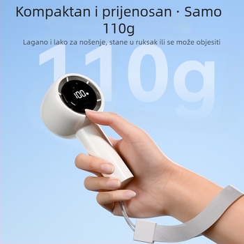 2024 novi digitalni zaslon vanjski prijenosni USB punjač nasilni uragan mini ventilator ručni turbo ventilator