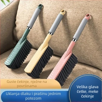 Mekana četka za kauč, četka za krevet, duga ručka, četka za čišćenje kreveta, spavaća soba, čišćenje doma, krevet, slatka metla, artefakt