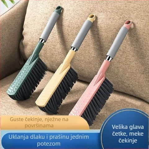 Mekana četka za kauč, četka za krevet, duga ručka, četka za čišćenje kreveta, spavaća soba, čišćenje doma, krevet, slatka metla, artefakt