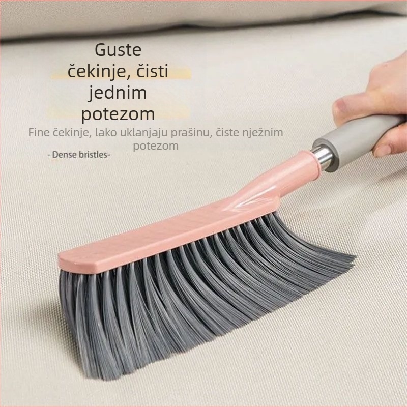 Mekana četka za kauč, četka za krevet, duga ručka, četka za čišćenje kreveta, spavaća soba, čišćenje doma, krevet, slatka metla, artefakt