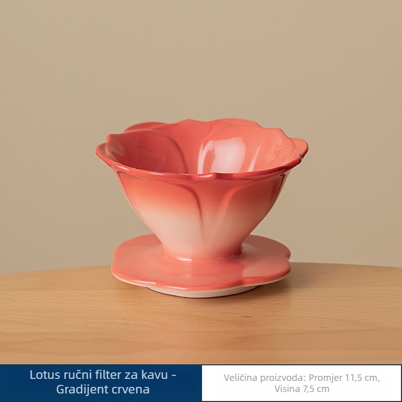 Vrijednost boje latica filter šalica za kavu ručni lonac za kavu filter za kavu zaslon filter šalica za kapanje keramička filter šalica za kavu