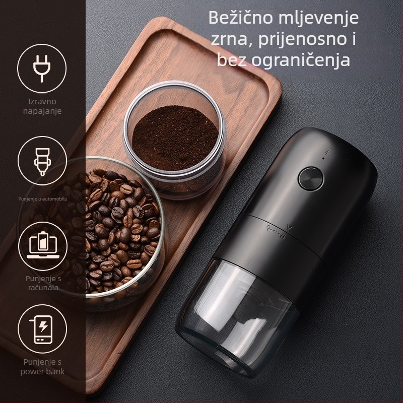 Mljevenje zrna kave Mljevenje zrna kave Ručni stroj za mljevenje zrna Veliko mljevenje Prijenosni ručni mlin za kavu u zrnu