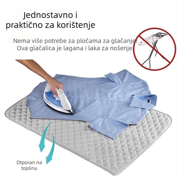 Podloga za glačanje, Podloga za glačanje, Prijenosna podloga za glačanje, Deka za glačanje, Putna sklopiva podloga za glačanje otporna na visoke temperature