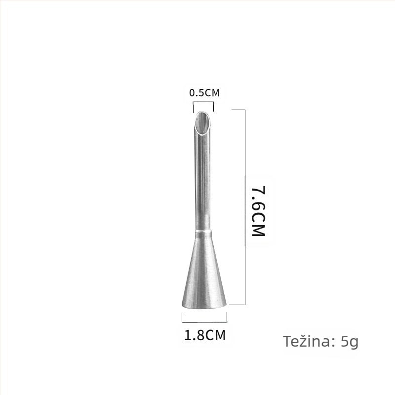 304 Nehrđajući čelik mlaznica za ukrašavanje Puff mlaznica Set od 3 komada za ukrašavanje kreme za torte Alati za pečenje DIY Izravna prodaja iz tvornice