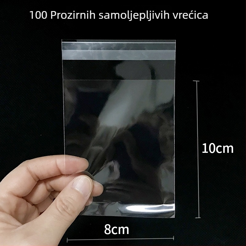 Vrećica za pakiranje kolačića Pahuljica Hrskava Proteinski Šećer Makaroni Jaje Hrskava Madeleine Scone Prozirna Samoljepljiva Vrećica