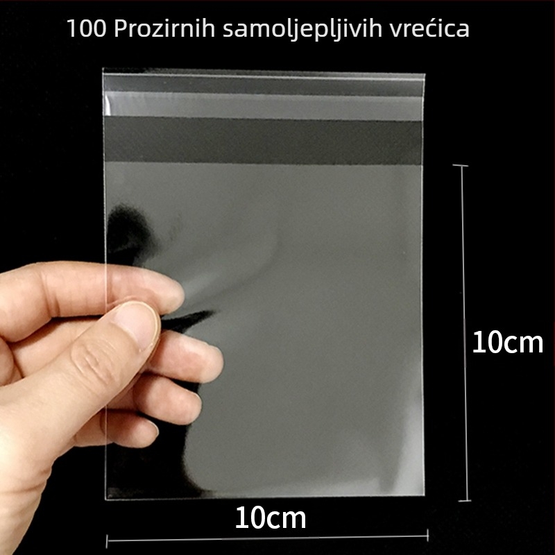 Vrećica za pakiranje kolačića Pahuljica Hrskava Proteinski Šećer Makaroni Jaje Hrskava Madeleine Scone Prozirna Samoljepljiva Vrećica