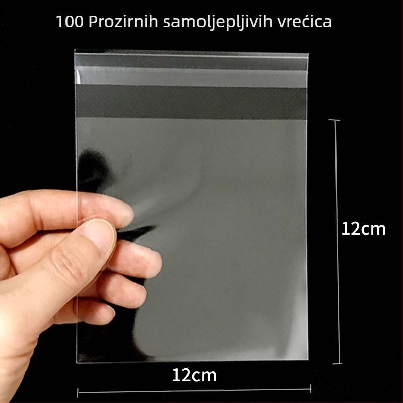 Vrećica za pakiranje kolačića Pahuljica Hrskava Proteinski Šećer Makaroni Jaje Hrskava Madeleine Scone Prozirna Samoljepljiva Vrećica