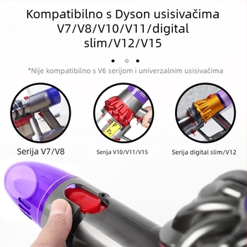 Dyson pribor za usisavače v7v8v10v11v15 vrećica za usisavanje, usisna glava za usisavanje u kućanstvu