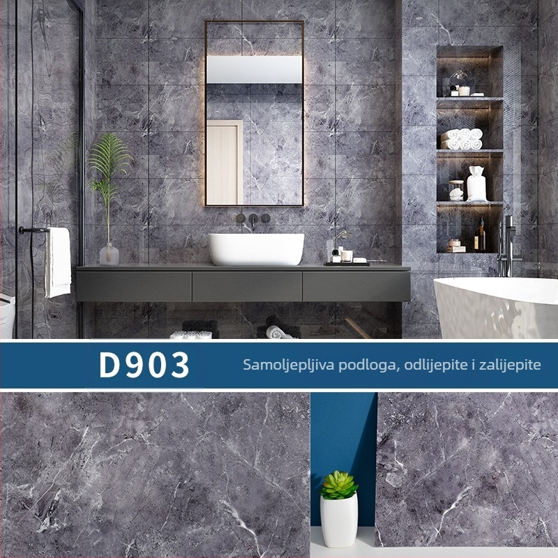 Naljepnice za WC, vodootporne naljepnice za zid, kupaonica, oštećeni zid kupaonice, ružne naljepnice za pločice, aluminijska plastična ploča, samoljepljive tapete