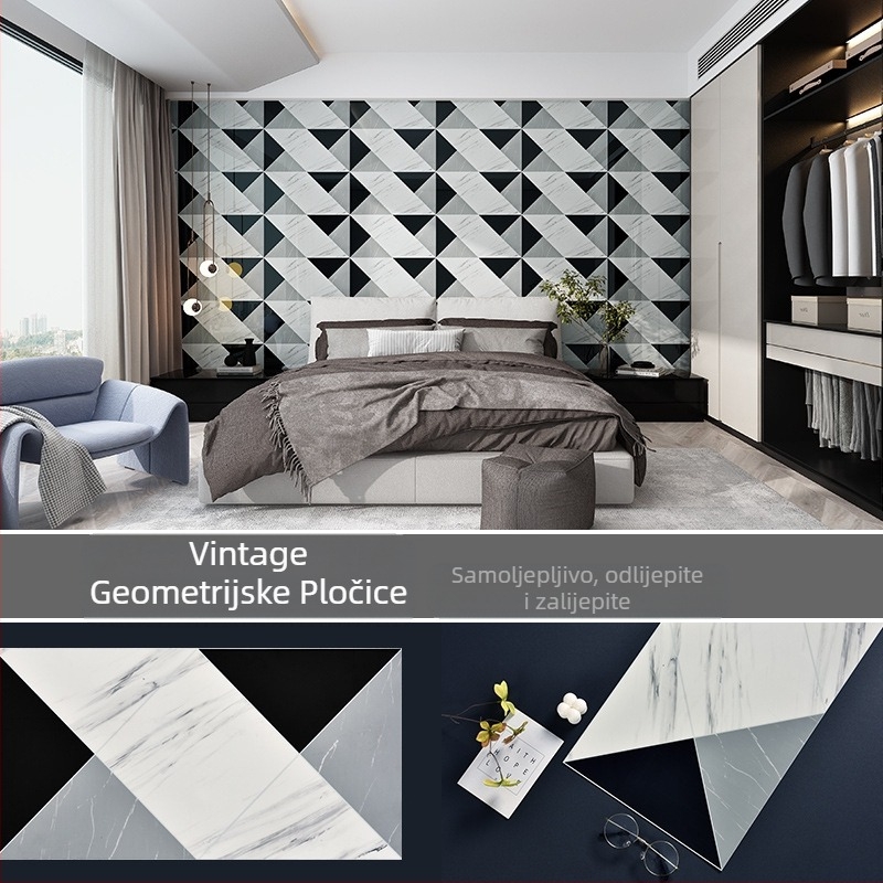 Naljepnice za WC, vodootporne naljepnice za zid, kupaonica, oštećeni zid kupaonice, ružne naljepnice za pločice, aluminijska plastična ploča, samoljepljive tapete