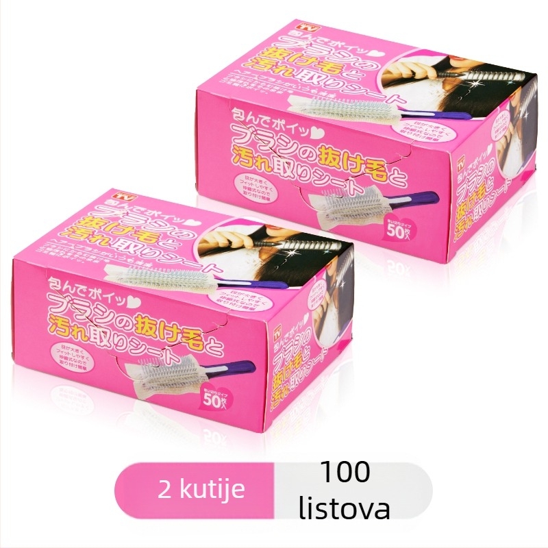 V45O mrežica za čišćenje češlja zračnim jastukom, masažni češalj za zračni jastuk, komad za čišćenje kose, zaštitna mrežica za češalj, prijenosni papir za čišćenje 50