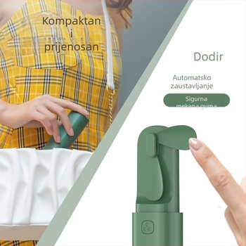 Ručni stolni mali punjivi ventilator, ultra tihi uredski, studentski, mini prijenosni, prijenosni, veliki, vjetar