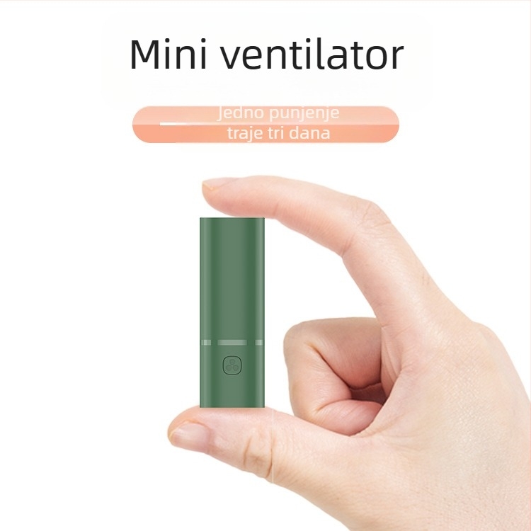 Ručni stolni mali punjivi ventilator, ultra tihi uredski, studentski, mini prijenosni, prijenosni, veliki, vjetar