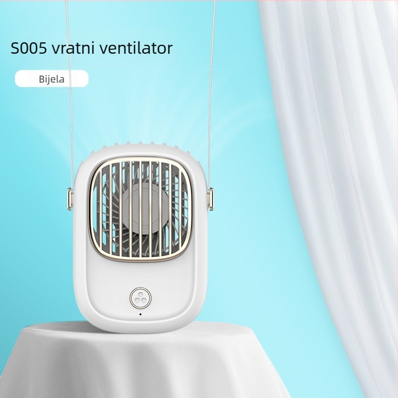 Ručni stolni mali punjivi ventilator, ultra tihi uredski, studentski, mini prijenosni, prijenosni, veliki, vjetar