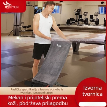 Prekogranični fitness ručnik koji upija znoj, ručnik za teretanu s jastukom, ručnik za brisanje znoja, brzosušeći ručnik, mekani zadebljani sportski ručnik na veliko
