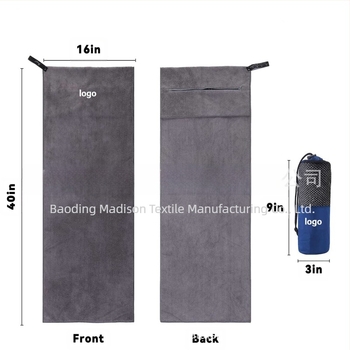 Prekogranični fitness ručnik koji upija znoj, ručnik za teretanu s jastukom, ručnik za brisanje znoja, brzosušeći ručnik, mekani zadebljani sportski ručnik na veliko