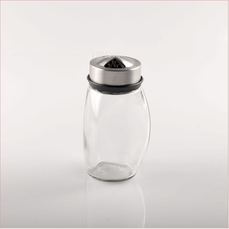 Kuhinjski pribor, rotirajući set staklenih boca za začine, staklenka za začine od nehrđajućeg čelika, stalak za boce za začine, kutija za začine