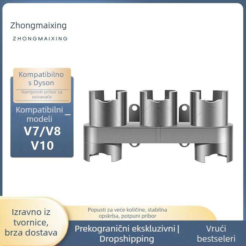 Prikladno za Dyson usisavač, nosač za pohranu usisne glave V6, stalak bez rupa V7/V8, pribor bez pet rupa za čavle V10/V11