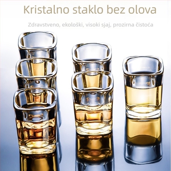 Bar ktv Veleprodaja prozirnih zadebljanih staklenih setova bijelih čaša za vino Kućna zabava Čaša za vino za jednu čašu Mala čaša za vino