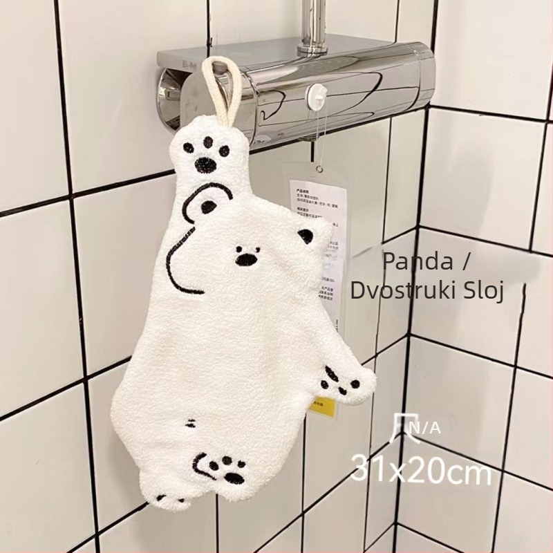 Polarni medvjed Panda Brisanje Ručnika Viseći Upijajući WC Upijajući Ručnik za Ruke Crtani Slatki Prekogranični