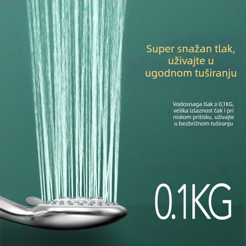 Xiamen Hans Supercharged petostepeni tuš za pranje, veliki tuš, glava tuša, kućna glava tuša