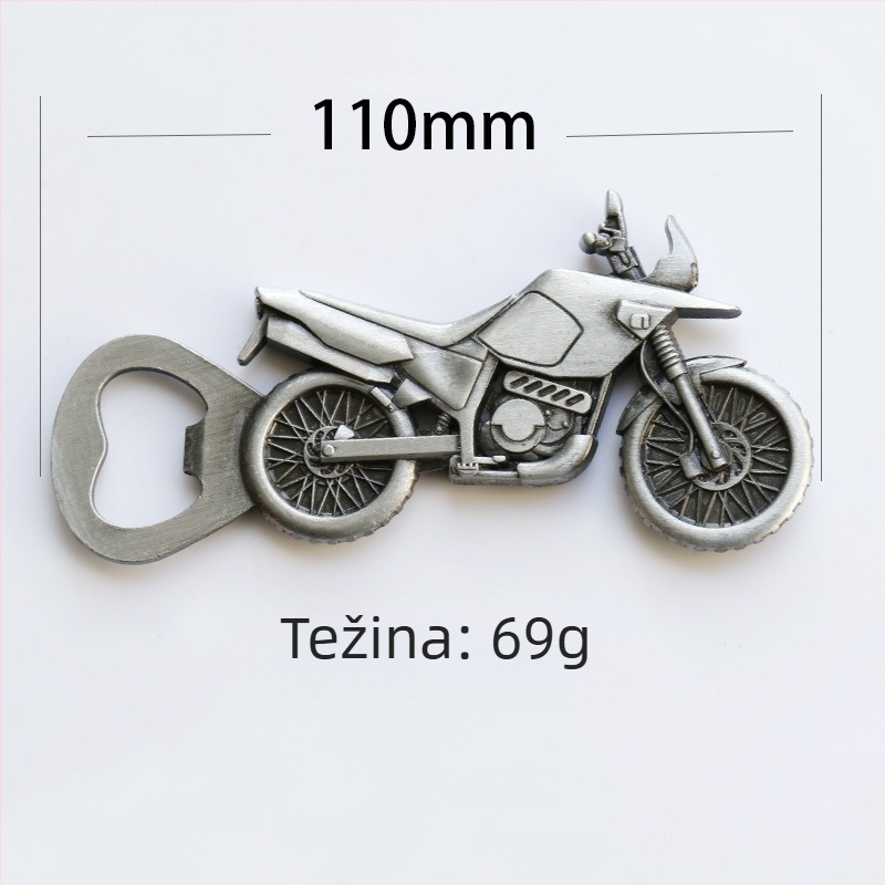 Proizvođači proizvode prekogranično metalno cinkovo legirano pivo antikni otvarač za boce motocikala otvarač za konzerve Amazon vruće