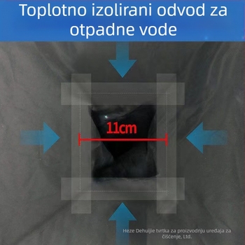 Poklopac za čišćenje klima uređaja, novi poklopac za skupljanje vode, kućanski viseći vodootporni poklopac, napa, vrećica za skupljanje vode, univerzalna vreća za bojler