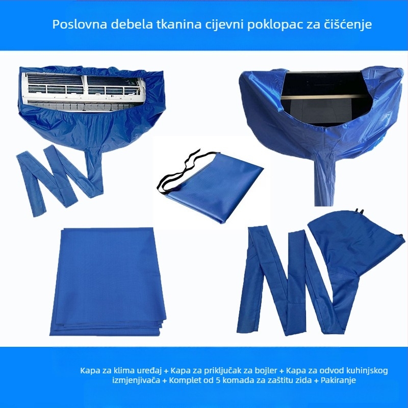 Poklopac za čišćenje klima uređaja, novi poklopac za skupljanje vode, kućanski viseći vodootporni poklopac, napa, vrećica za skupljanje vode, univerzalna vreća za bojler