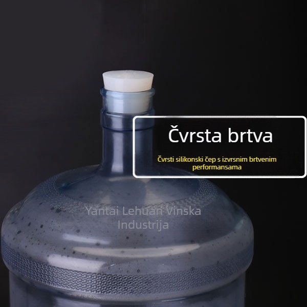 Silikonski čep za nepovratni ventil može zamijeniti čep od pluta, čep za boce vina, čep za spremnik za fermentaciju, sekundarna fermentacija