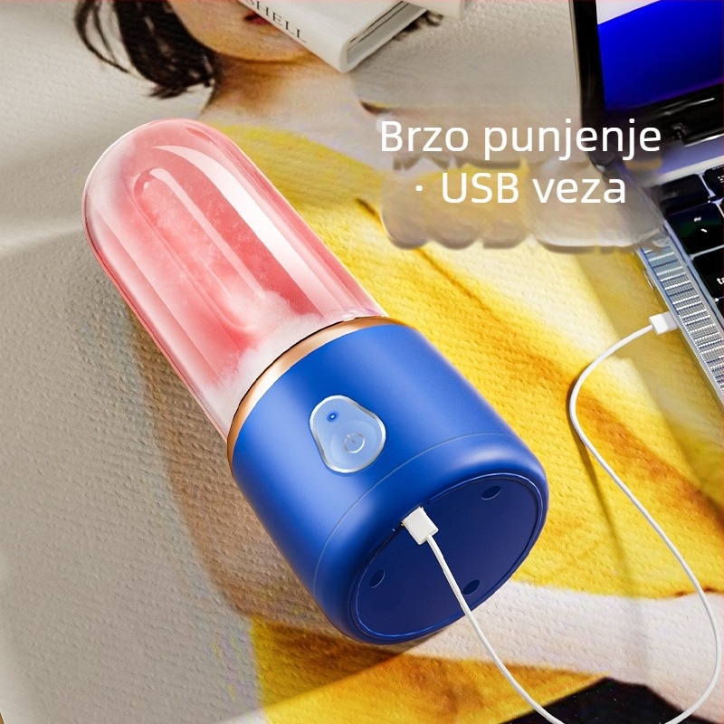 Električni sokovnik s vezicom, prijenosna šalica za sok, mali stroj za voće i povrće, mikser za dodatke prehrani, prekogranični veleprodajni pokloni