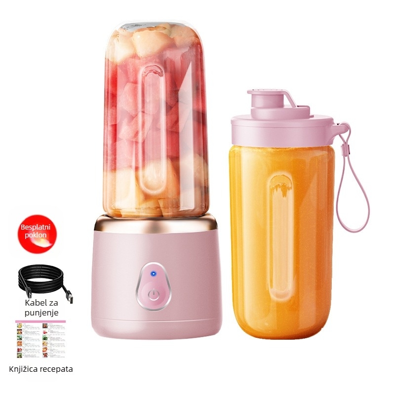 Električni sokovnik s vezicom, prijenosna šalica za sok, mali stroj za voće i povrće, mikser za dodatke prehrani, prekogranični veleprodajni pokloni