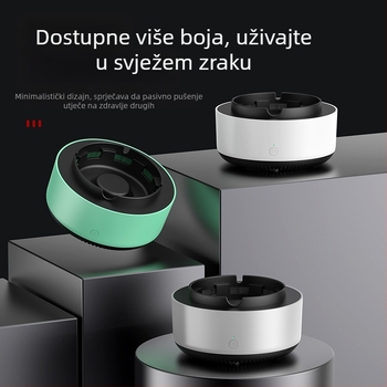 Pepeljara s pročišćivačem zraka, inteligentno uklanjanje sekundarnog dima, uklanjanje mirisa dima, dnevni boravak i ured, prenosno
