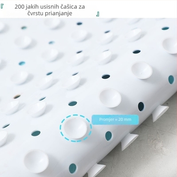 Amazonova najprodavanija produžena prostirka za kadu 100X40, ekološki prihvatljiva PVC prostirka za kupaonicu, neklizajuća prostirka za dječji crtani tuš
