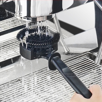 Talijanska četka za čišćenje poluautomatskog aparata za kavu, glava za kuhanje kave, četka za čišćenje luka, duga ručka, pribor za aparate za kavu