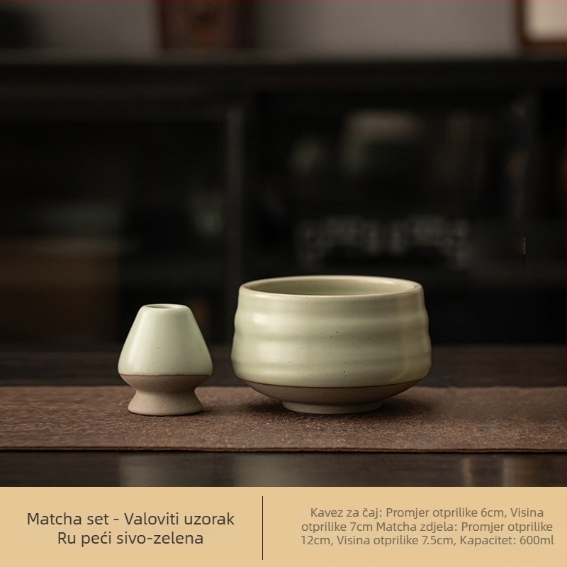 Japanski stil peći za promjenu Retro keramička zdjela za Matcha zdjela za čaj zdjela za čaj mjesto za čaj dinastije Song alat za mjesto za čaj