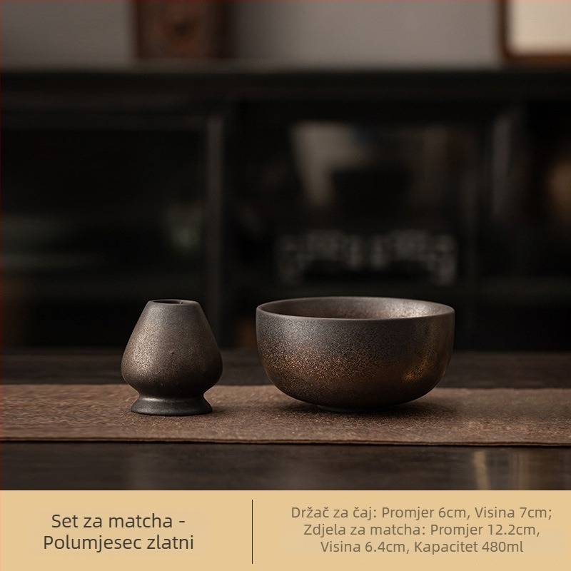 Japanski stil peći za promjenu Retro keramička zdjela za Matcha zdjela za čaj zdjela za čaj mjesto za čaj dinastije Song alat za mjesto za čaj
