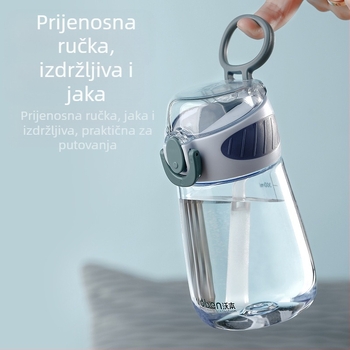 Lijepa ljetna šalica sa slamkom za studentice, slatka čajnik, prijenosna Wuben šalica, plastična šalica, dječja šalica za vodu